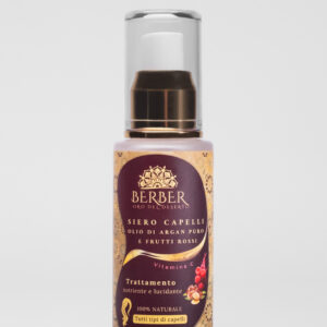 SIERO CAPELLI CON OLIO DI ARGAN PURO E FRUTTI ROSSI