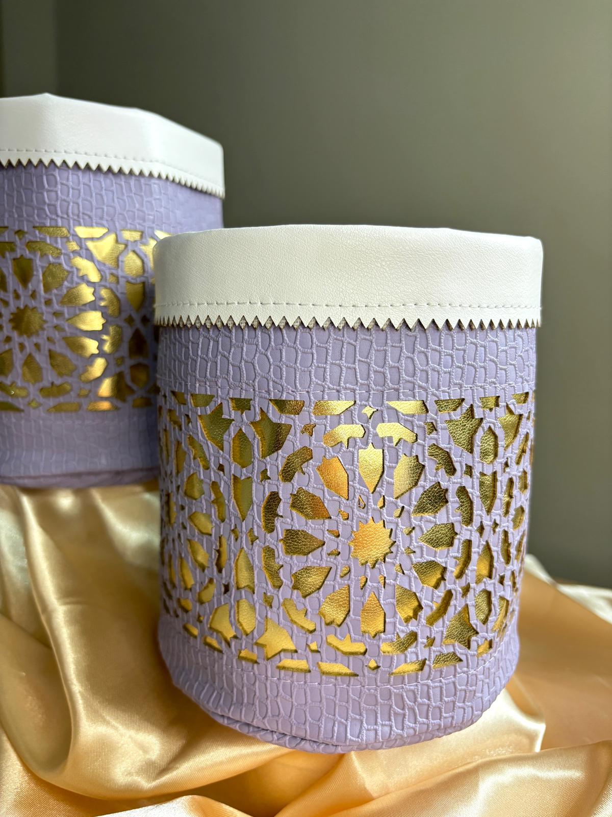 Borsette di Pelle dell'Artigianato Marocchino (Lilla) - immagine 4